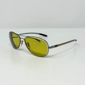 RAY-BAN RB8301 004/51 59[]14 Brown Carbon Fiber Aviator Sunglasses Frame Only